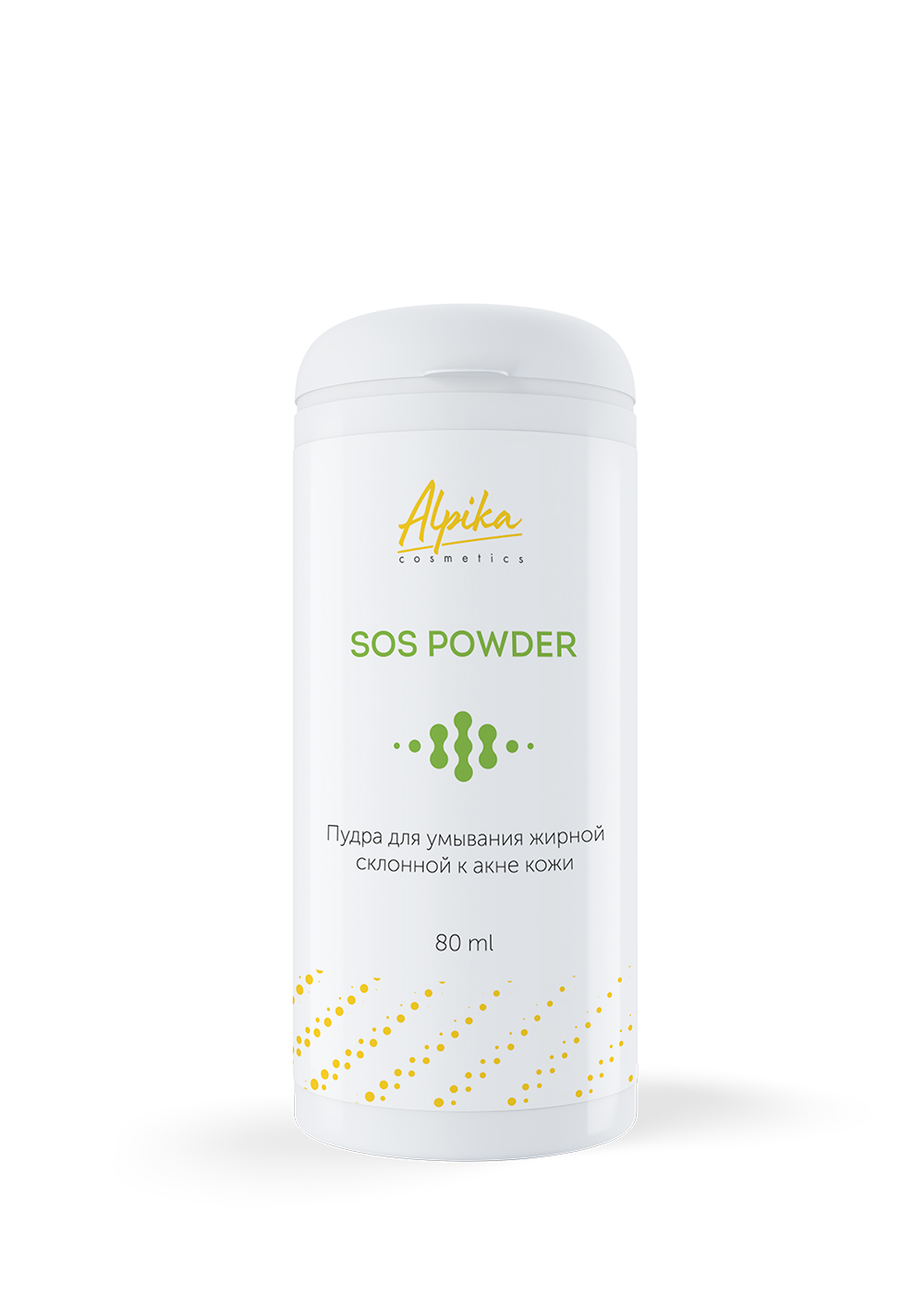 Пудра для умывания жирной склонной к акне кожи SOS Powder, 80 мл	