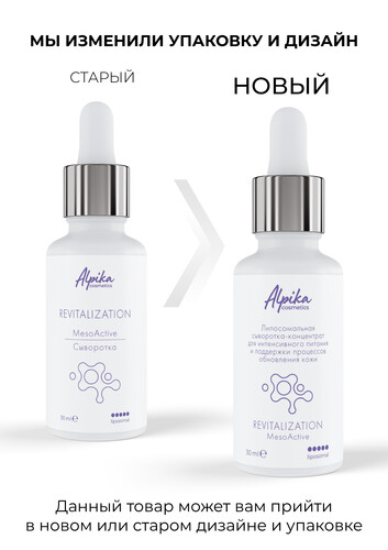 Липосомальная сыворотка-концентрат для интенсивного питания и поддержки процессов обновления кожи, 30 мл