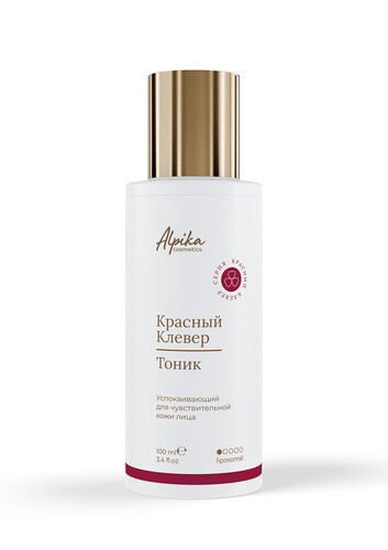 Тоник успокаивающий для чувствительной кожи лица Красный Клевер 